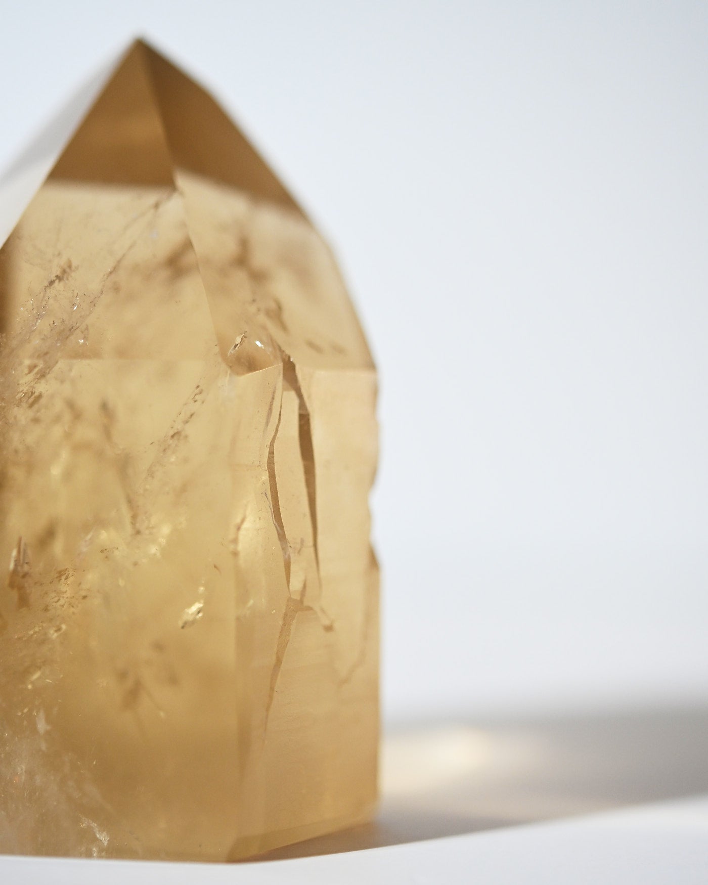 Citrine Tower 459g macro detail