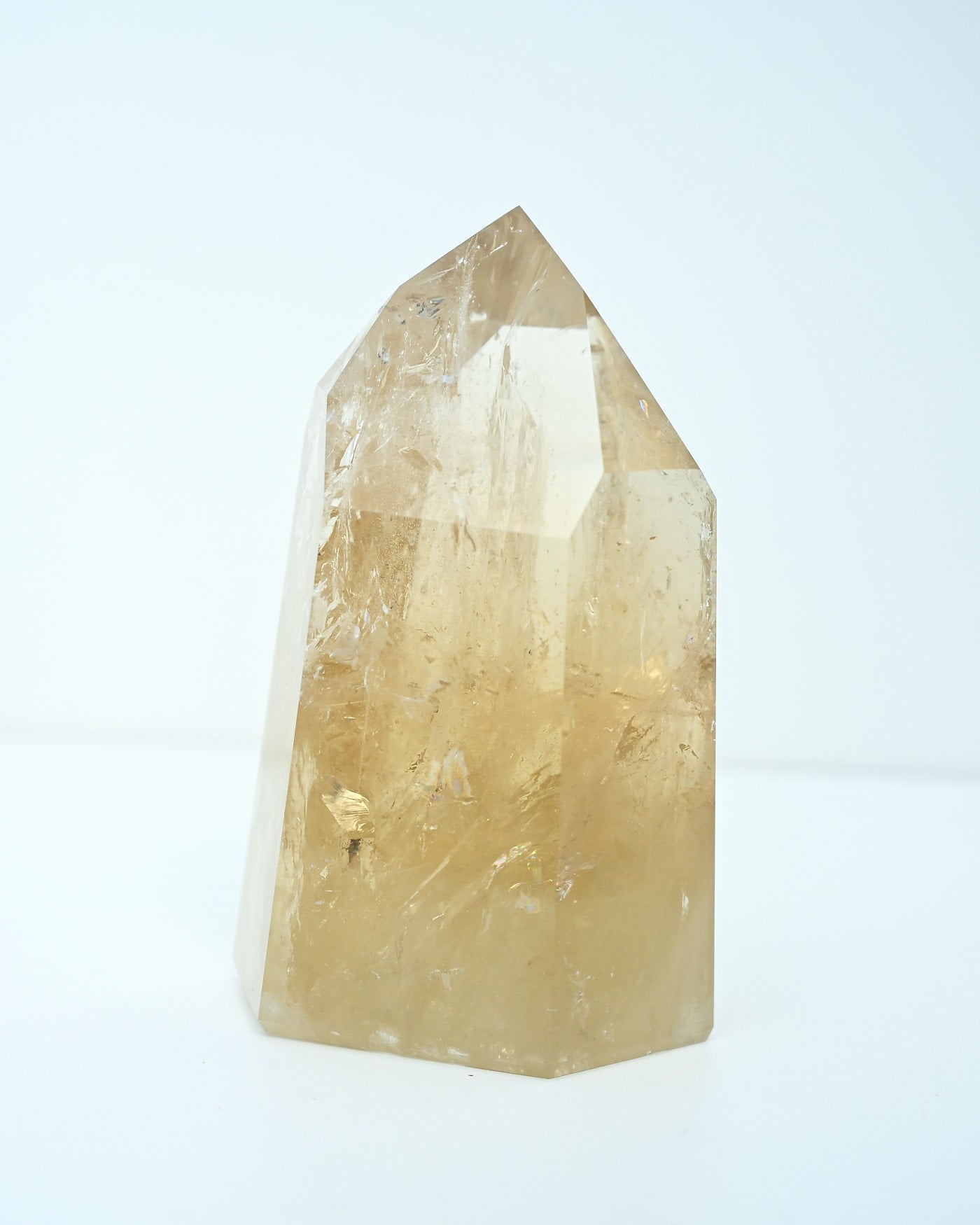 Natural Citrine Freeform side