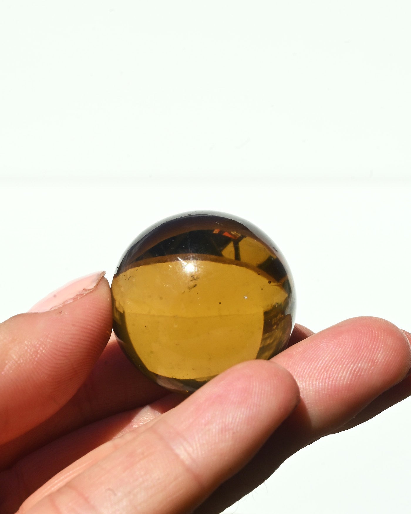 Citrine Sphere Mini side