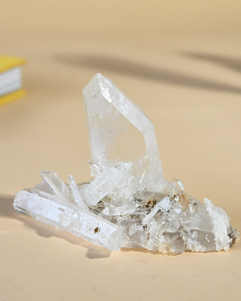 Colombian Lemurian Quartz Cluster 303g