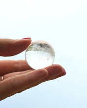 Mini Clear Quartz Sphere LG detail