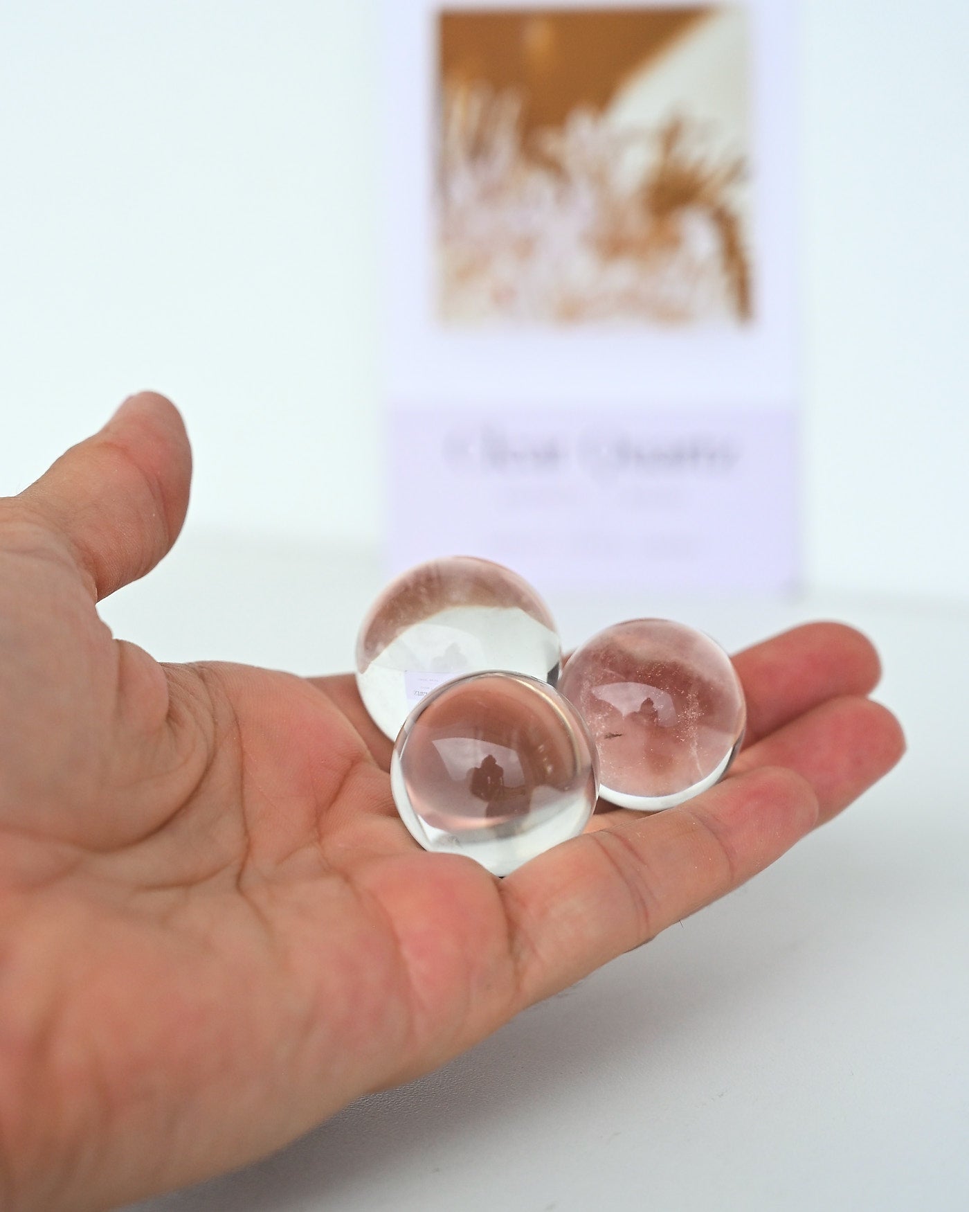 Mini Clear Quartz Sphere MD