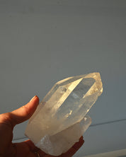 Clear Quartz Freeform 624g side