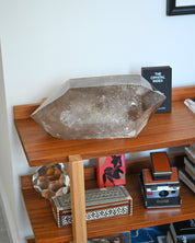 Rare Golden Rutile Smoky Quartz + Pyrite Quartz Duo | Museum-Grade Crystals