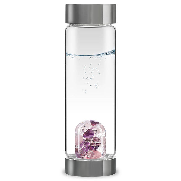 wellness crystal water bottle vitajuwel