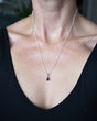 Garnet Pendant Necklace