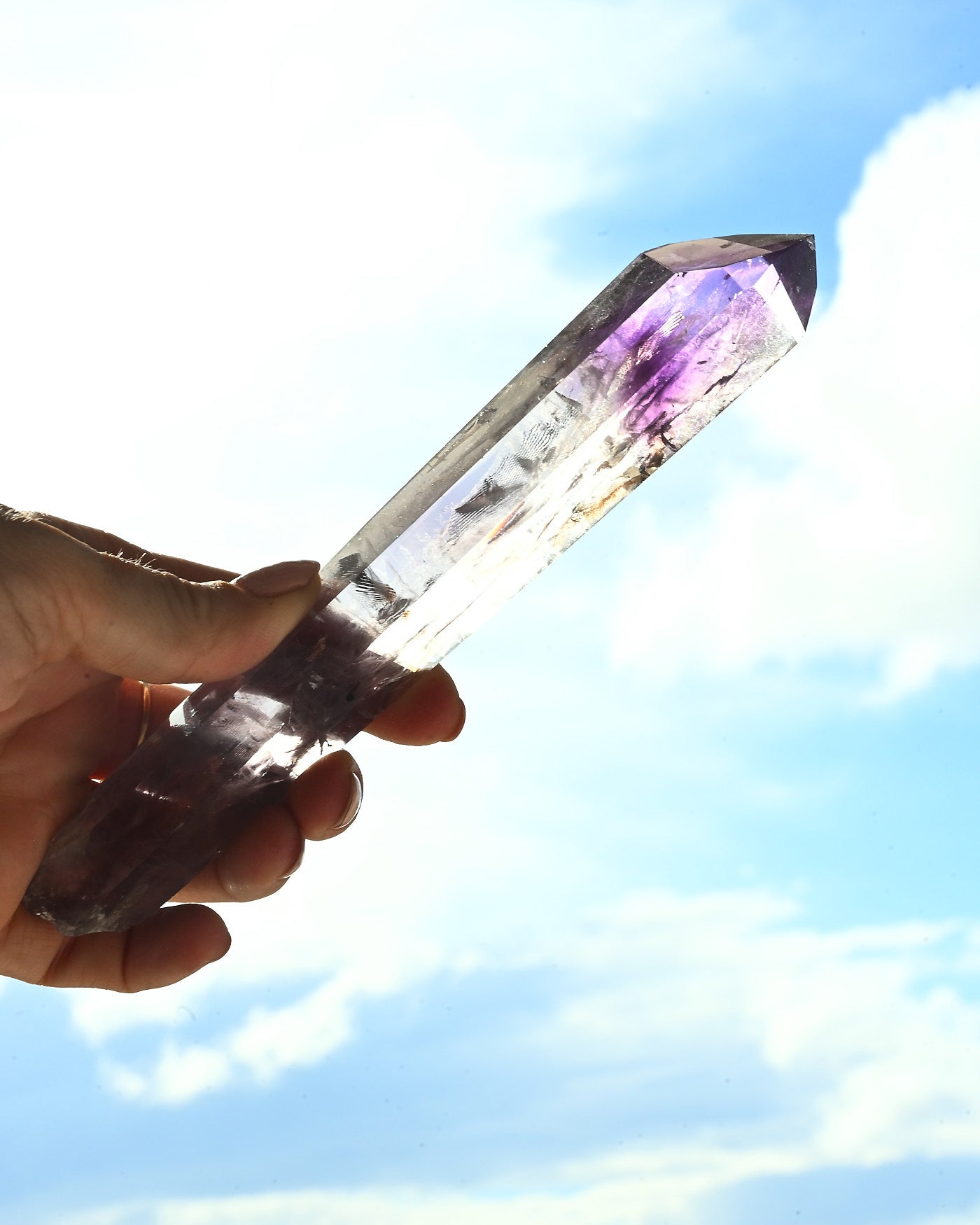 Double Terminated Amethyst 165g