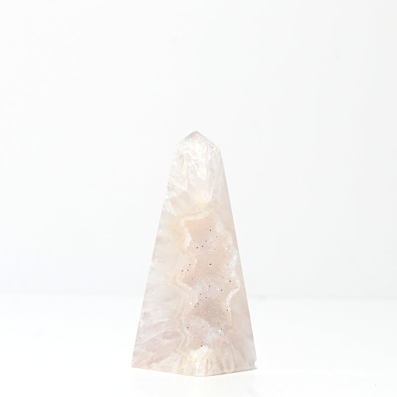 Druzy Agate Obelisk