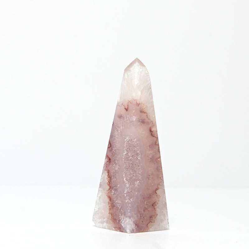 Druzy Agate Obelisk