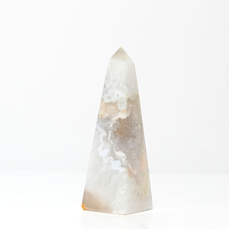 Druzy Agate Obelisk