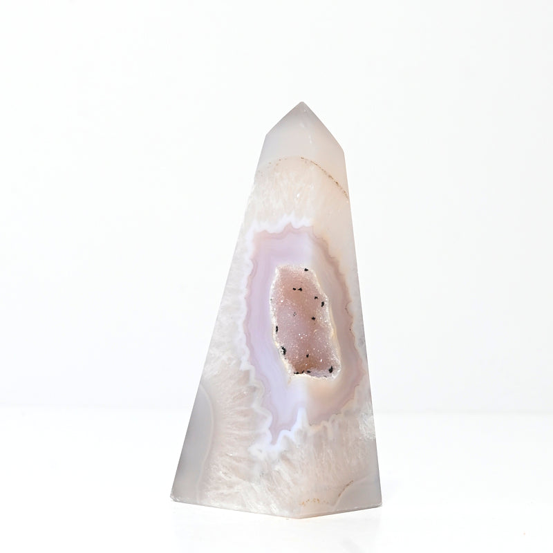 Druzy Agate Obelisk