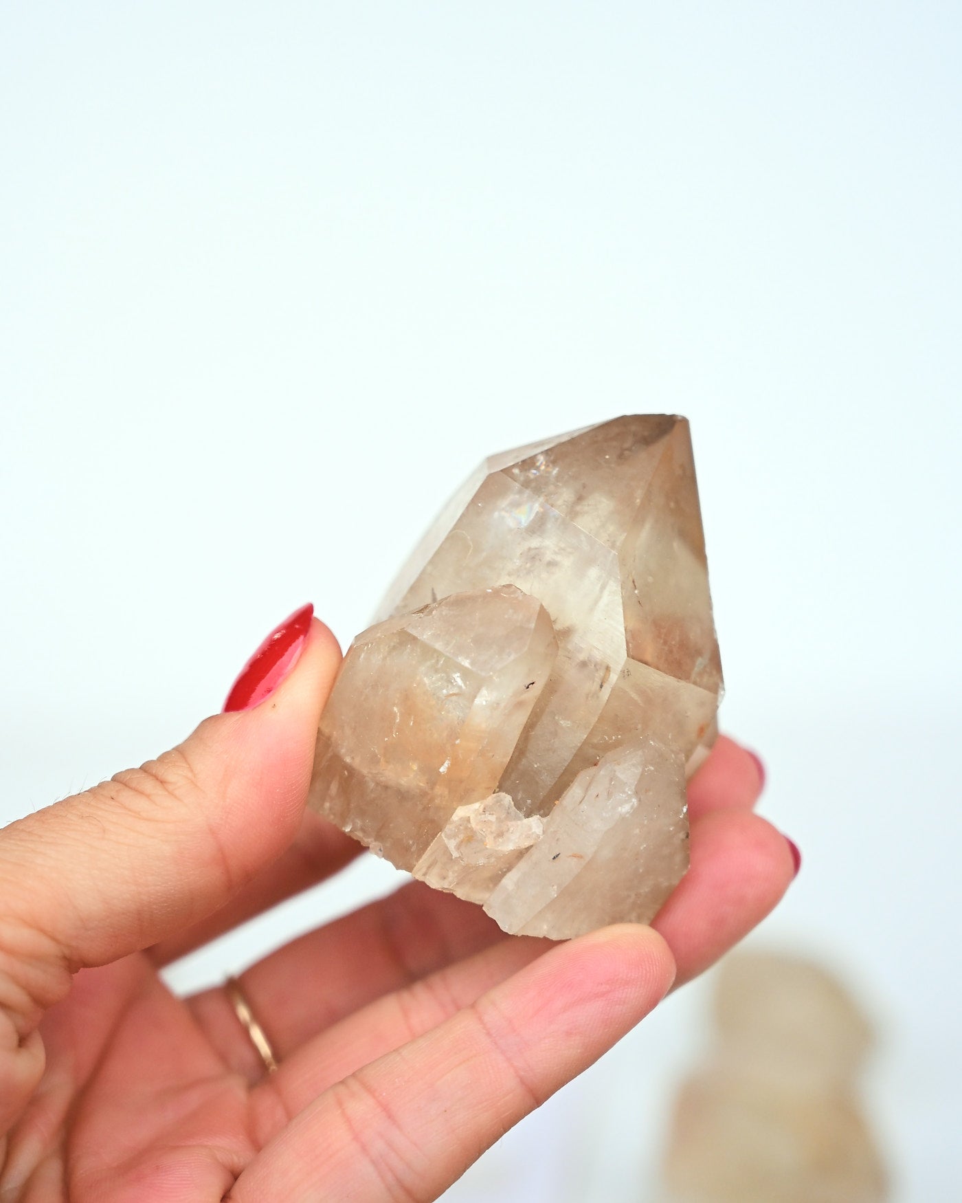 Mini Elestial Citrine Cluster