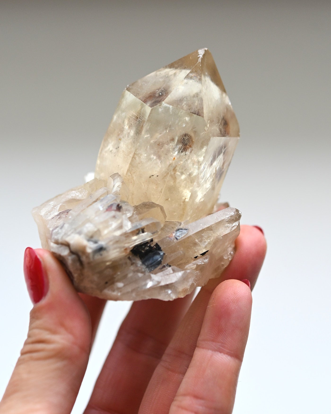 Elestial Citrine Cluster