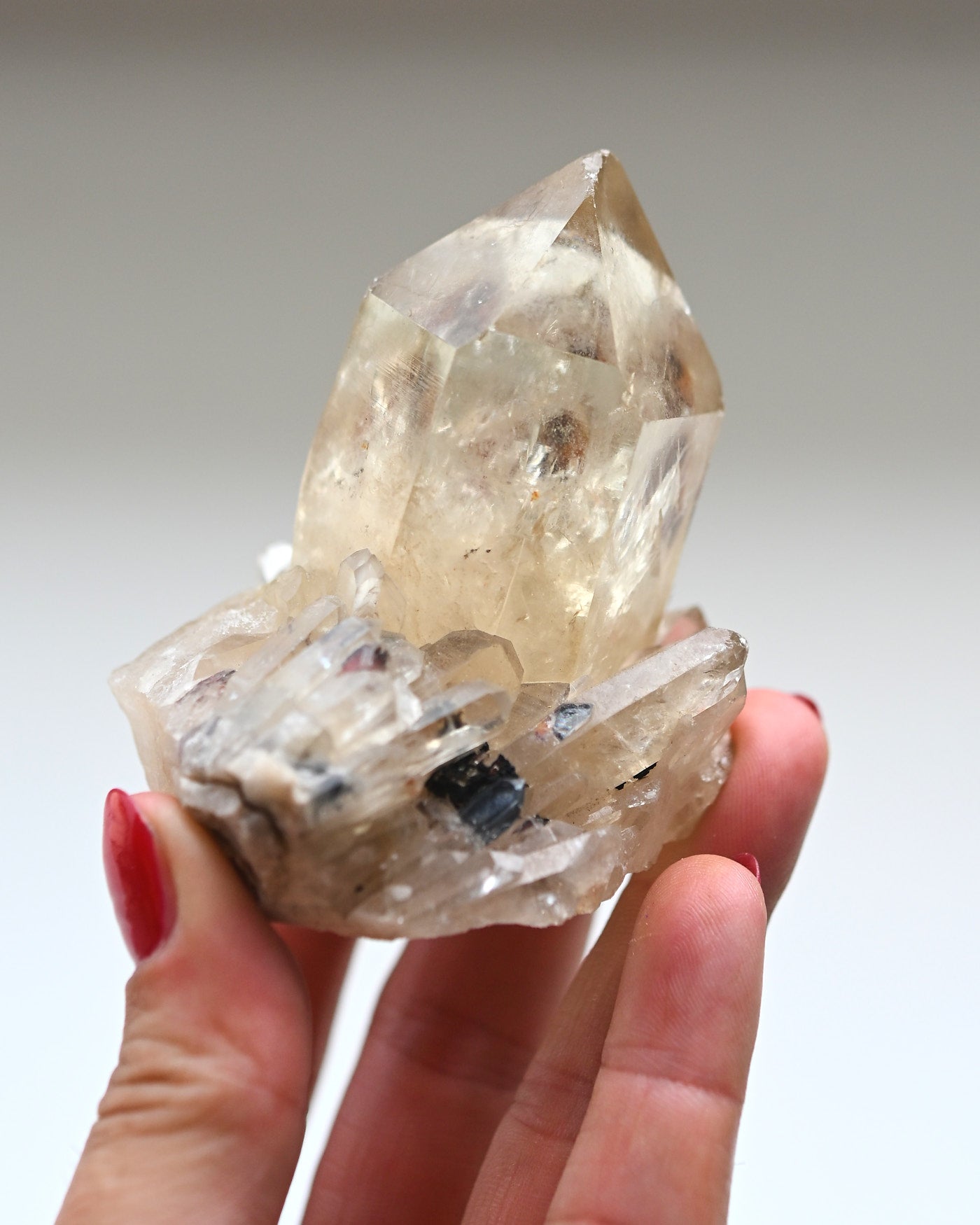 Elestial Citrine Cluster