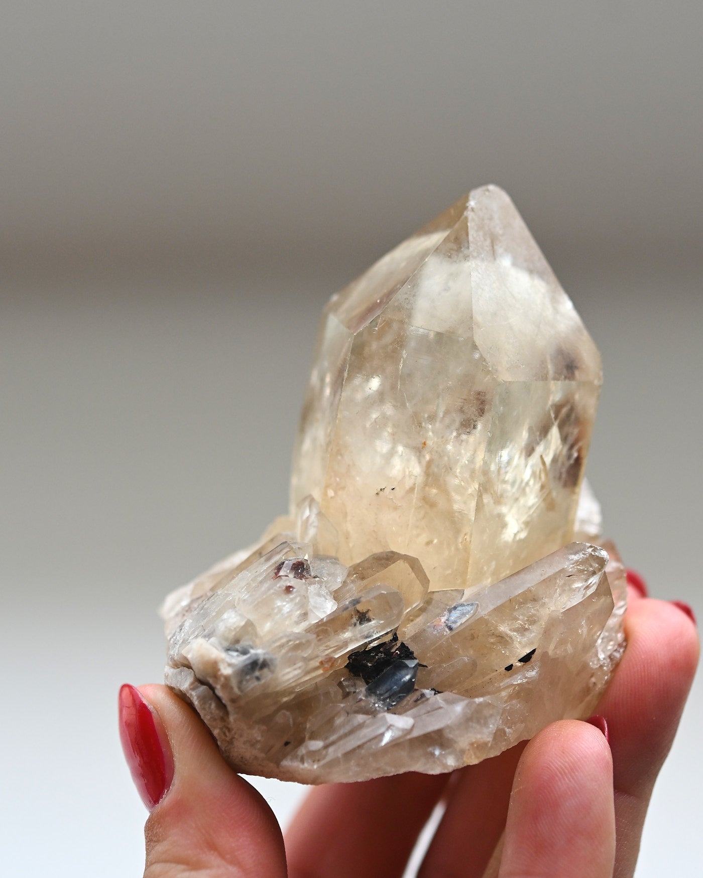 Elestial Citrine Cluster