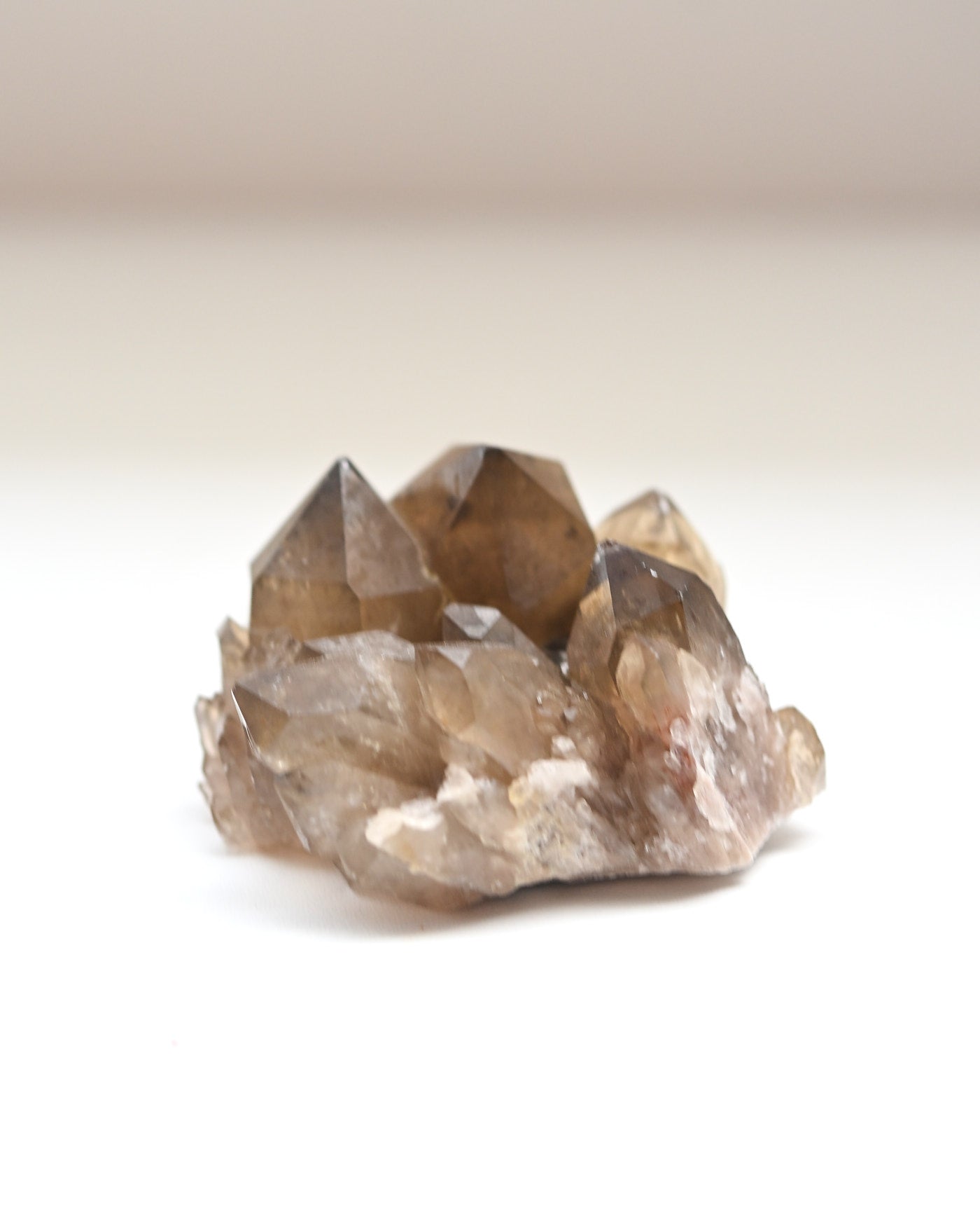 Smoky Elestial Citrine Cluster