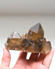 Smoky Elestial Citrine Cluster