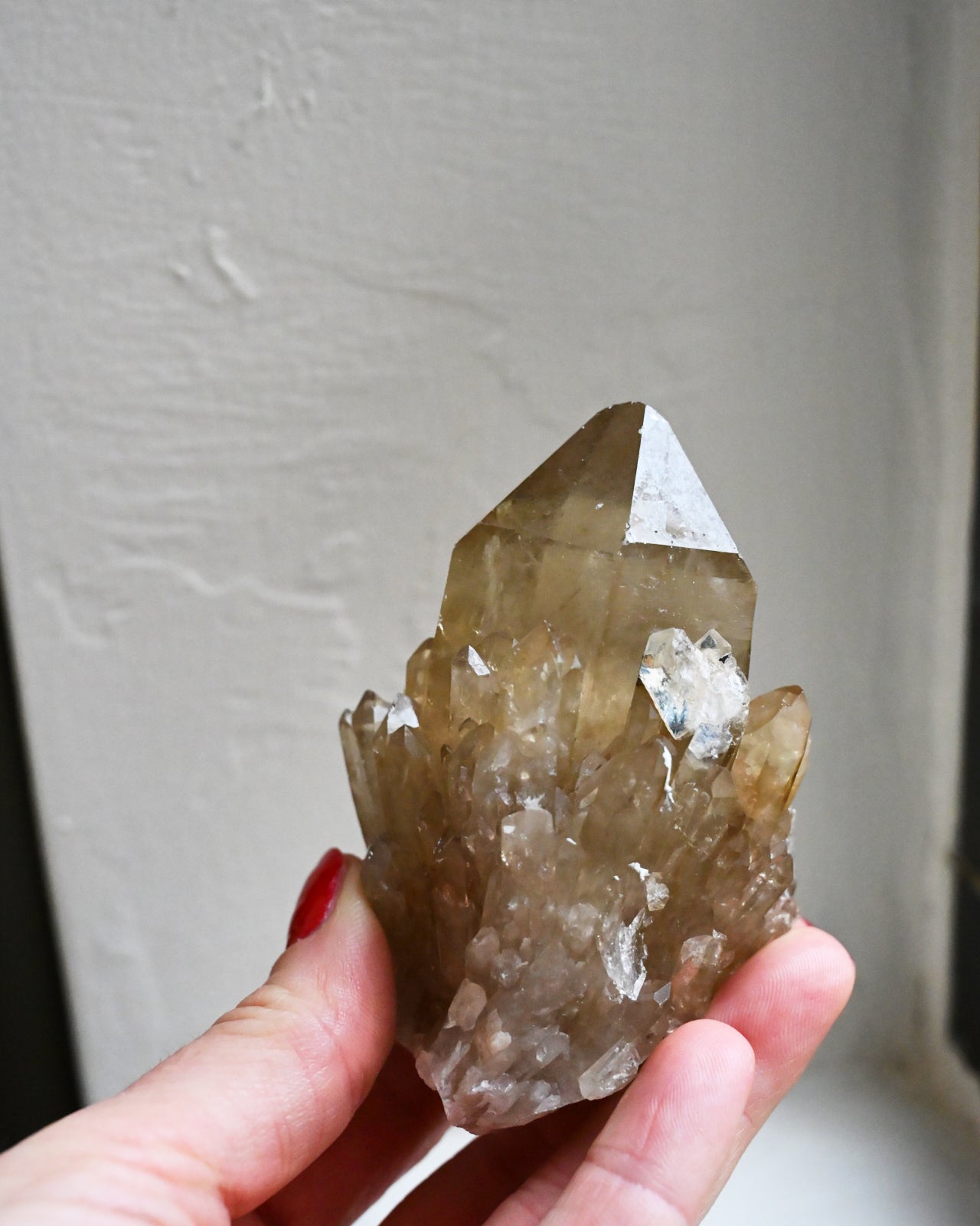 Elestial Citrine Cluster – Namibia