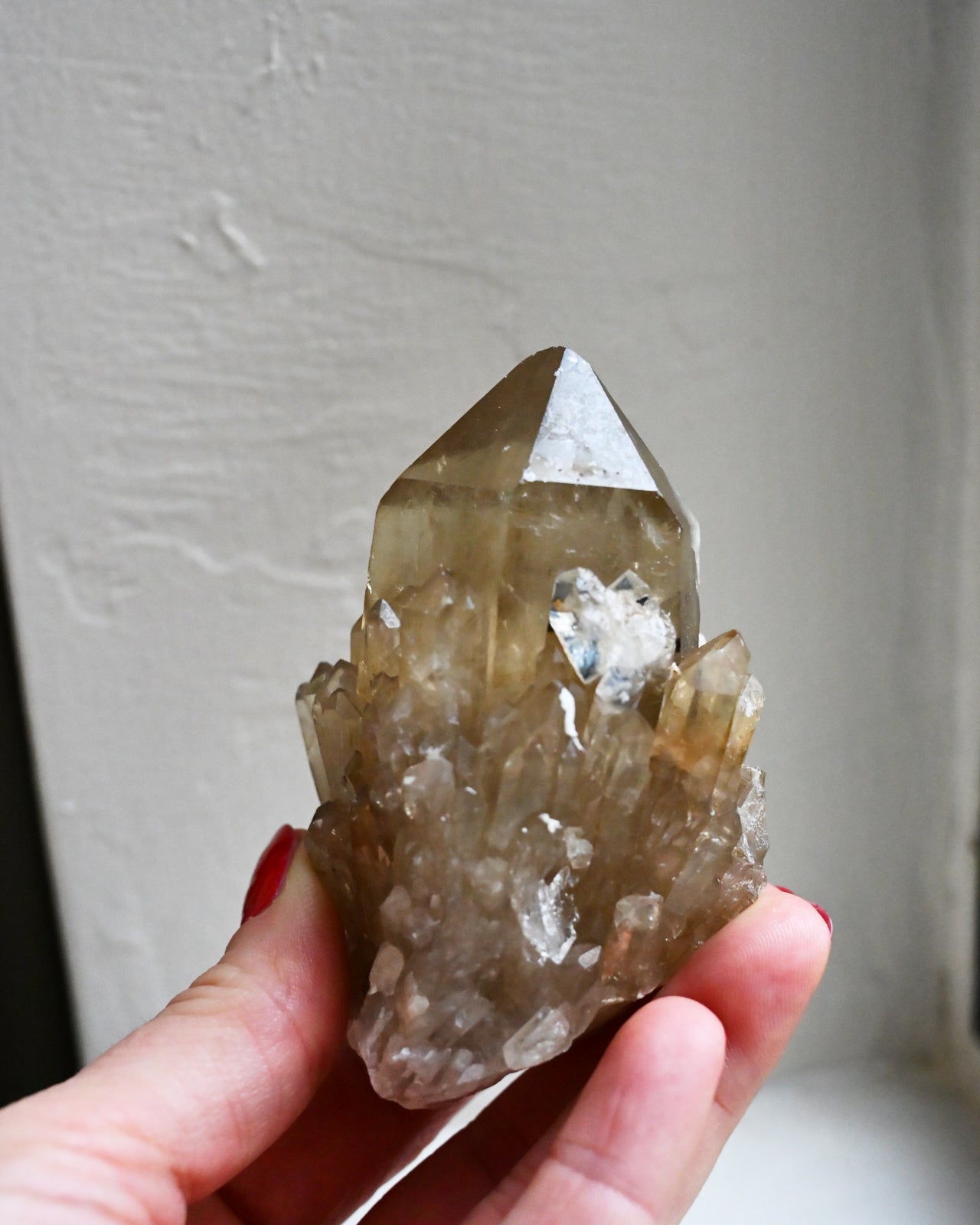 Elestial Citrine Cluster – Namibia