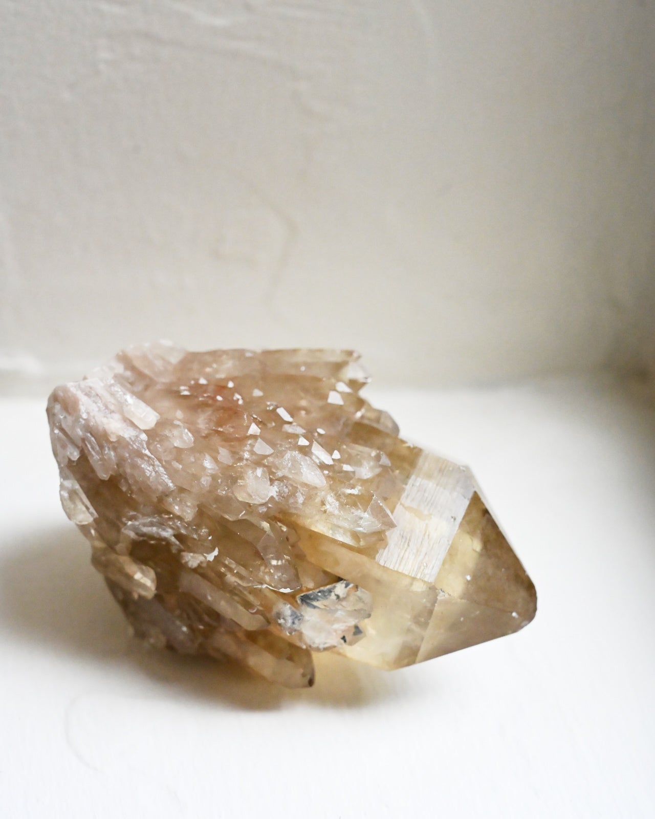 Elestial Citrine Cluster – Namibia