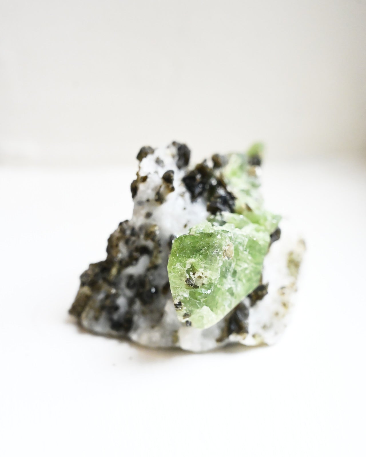 Epidote Diopside Calcite Tremolite Cluster