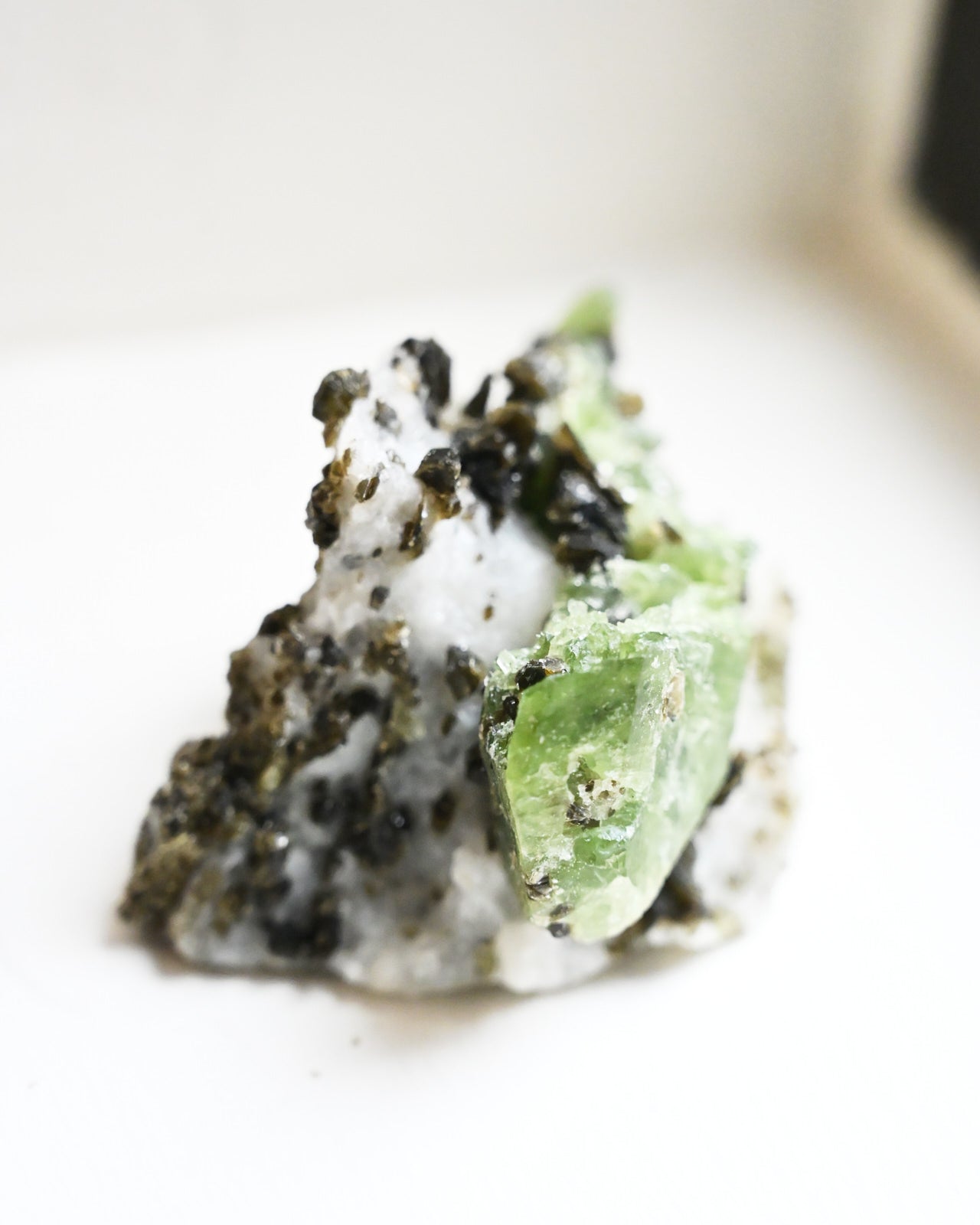 Epidote Diopside Calcite Tremolite Cluster