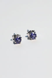 Tanzanite earrings in 925 sterling silver