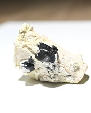 Black Tourmaline on Feldspar Matrix 386g