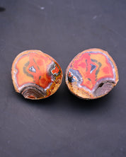 Fighting Blood Agate Matched Pair Hebei China