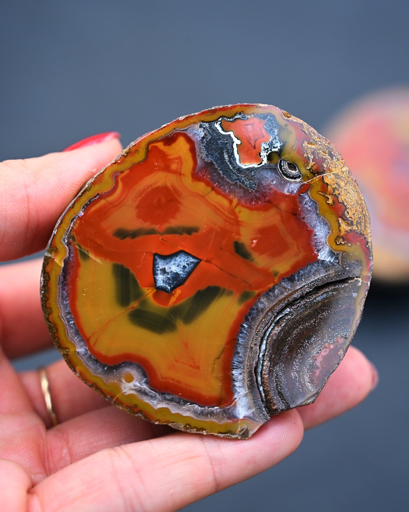 Fighting Blood Agate Matched Pair Hebei China