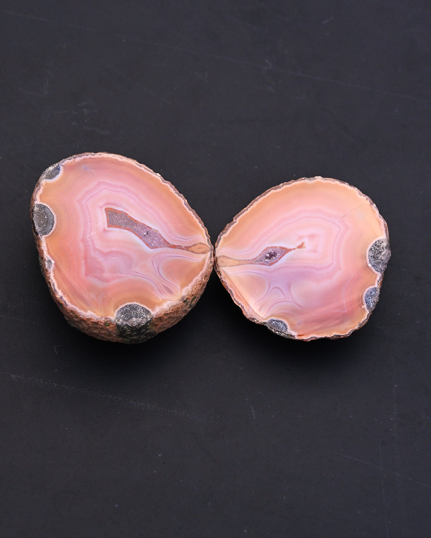 Fighting Blood Agate Matched Pair Hebei China