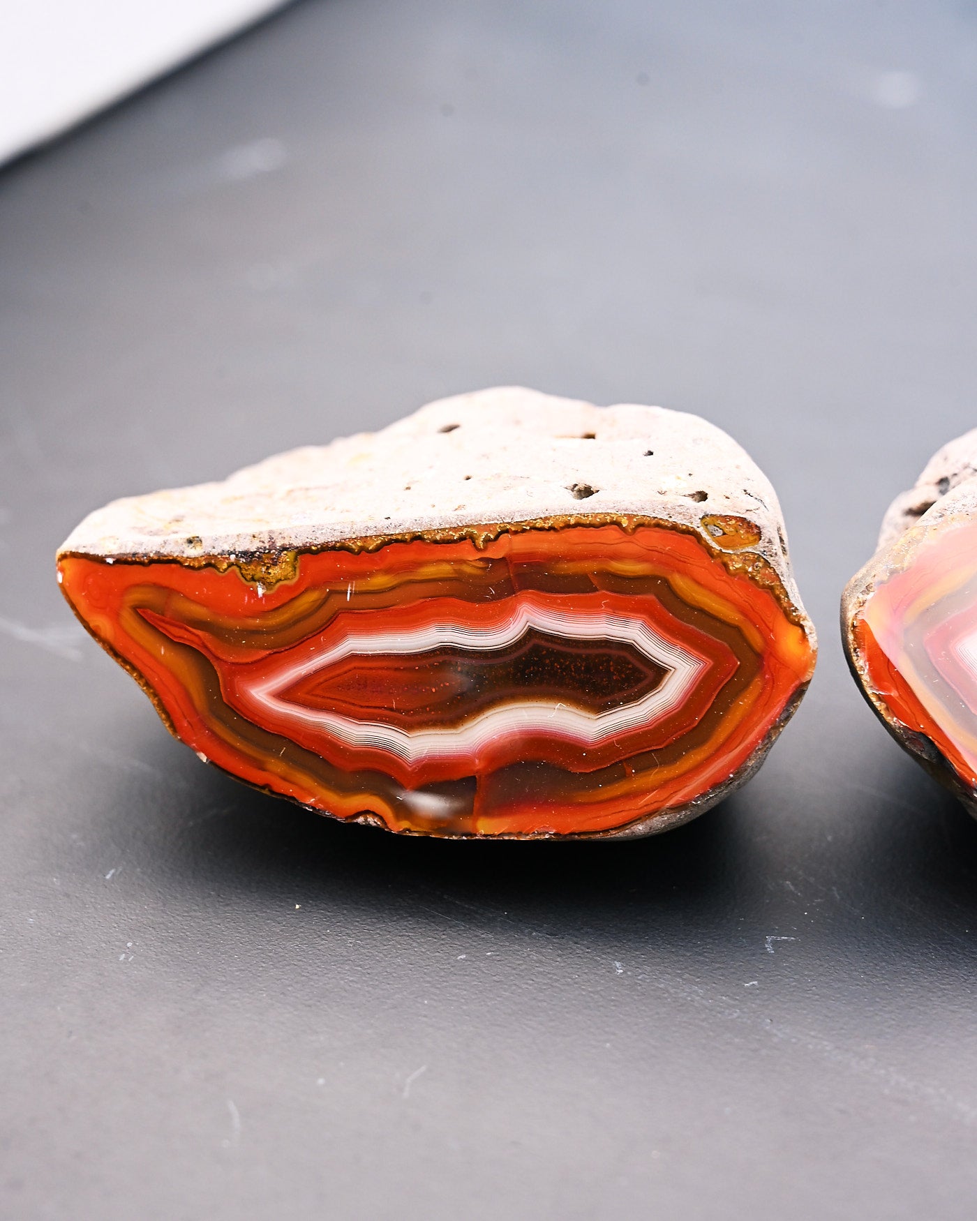 Fighting Blood Agate Matched Pair Hebei China