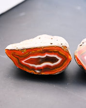 Fighting Blood Agate Matched Pair Hebei China