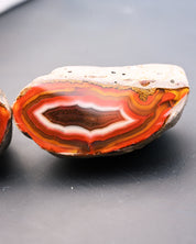 Fighting Blood Agate Matched Pair Hebei China