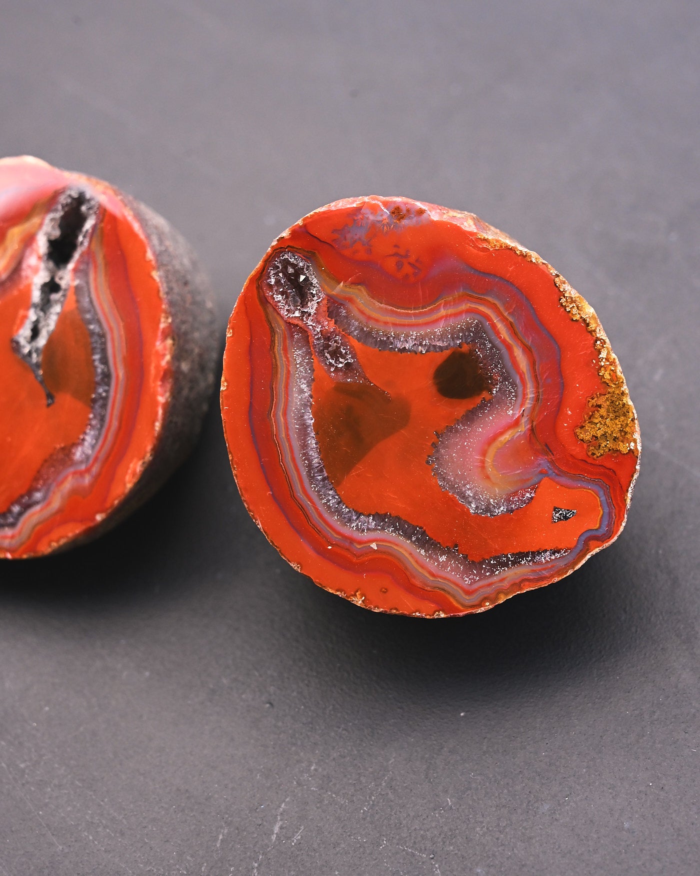 Fighting Blood Agate Matched Pair Hebei China