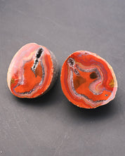 Fighting Blood Agate Matched Pair Hebei China