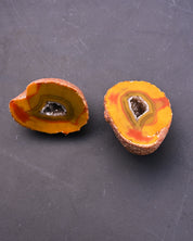 Fighting Blood Agate Geode Hebei China