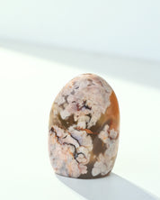 Flower Agate Freeform 211g - Side View