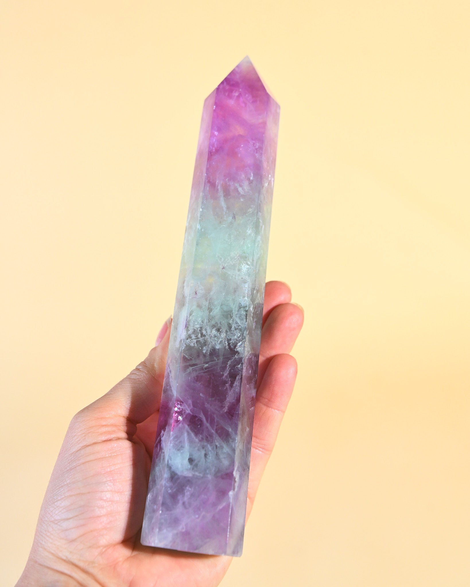 Fluorite Tower 8in