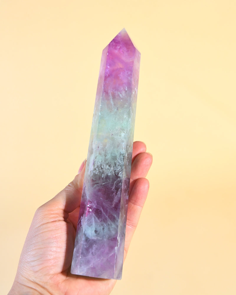Fluorite Tower 8in