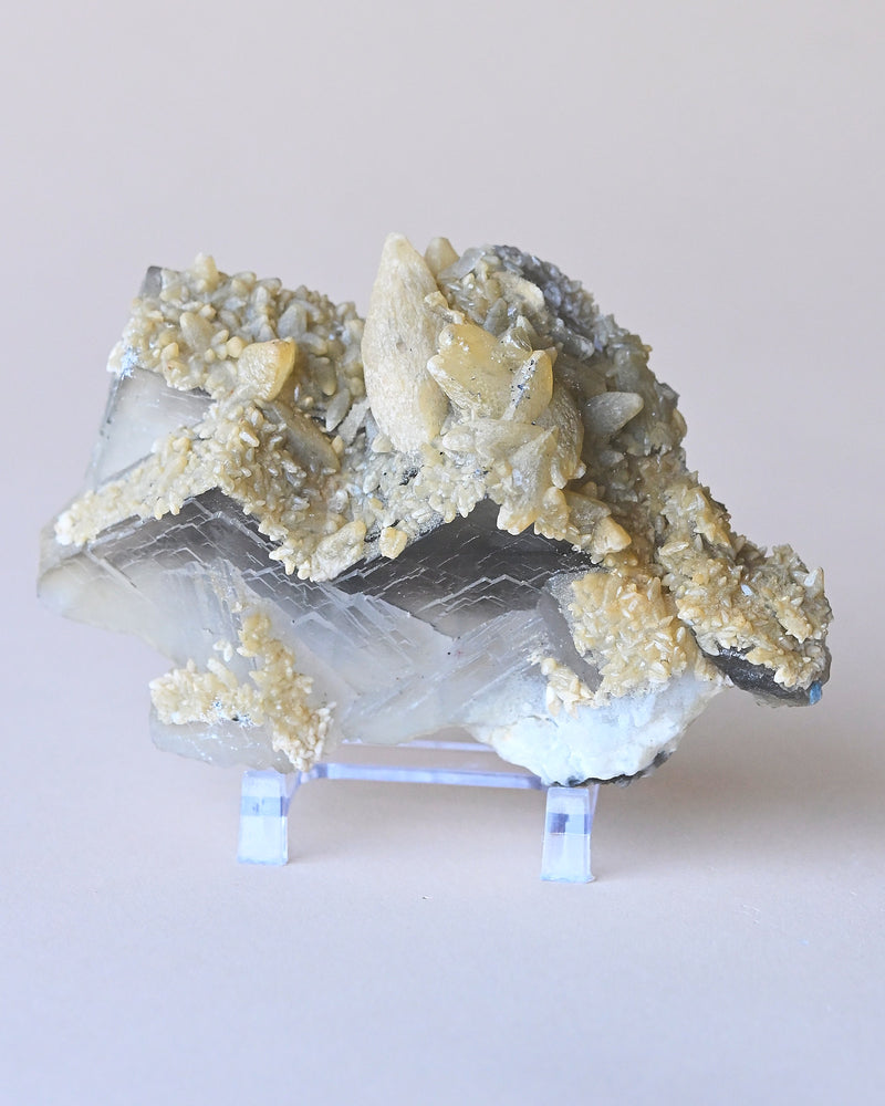 Fluorite with Calcite — Afghanistan