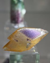 Fluorite on Calcite – Elmwood Mine, Tennessee