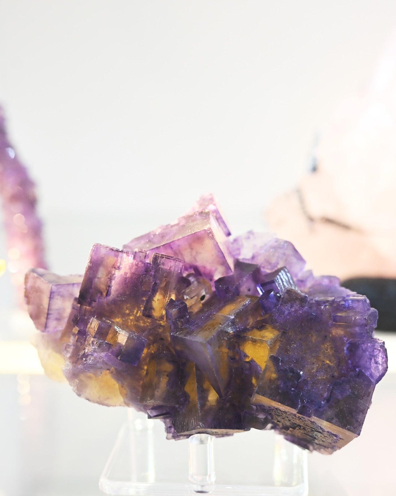 Fluorite on Dolomite – Denton Mine, Tennessee