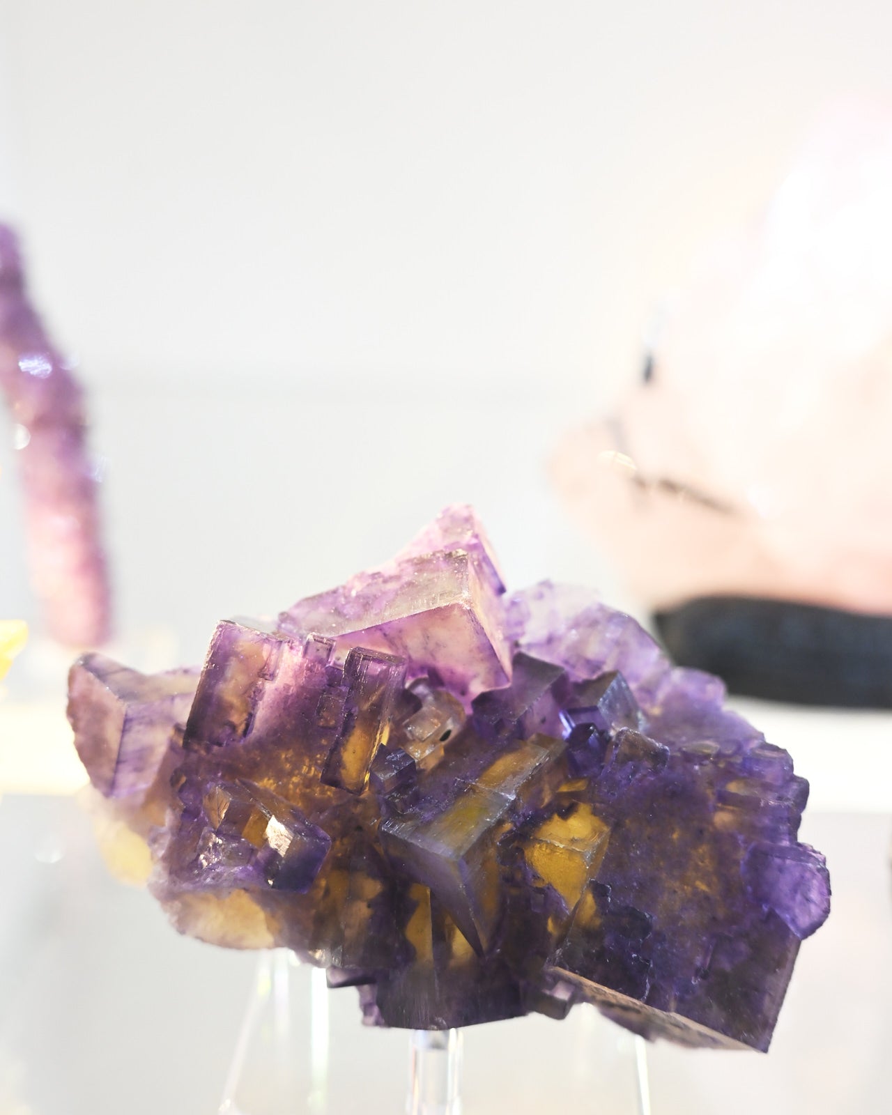 Fluorite on Dolomite – Denton Mine, Tennessee