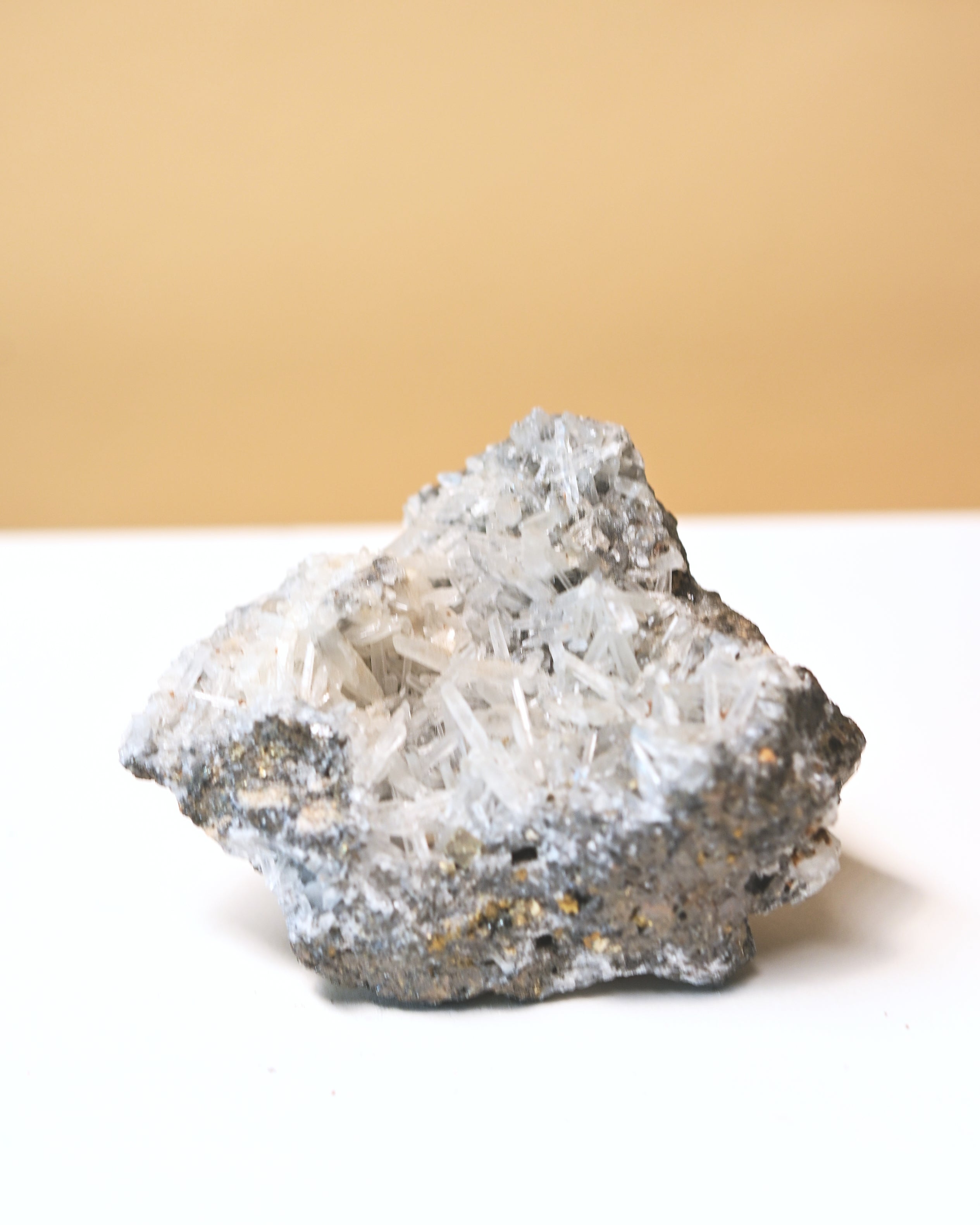 Galena, Pyrite + Quartz Cluster