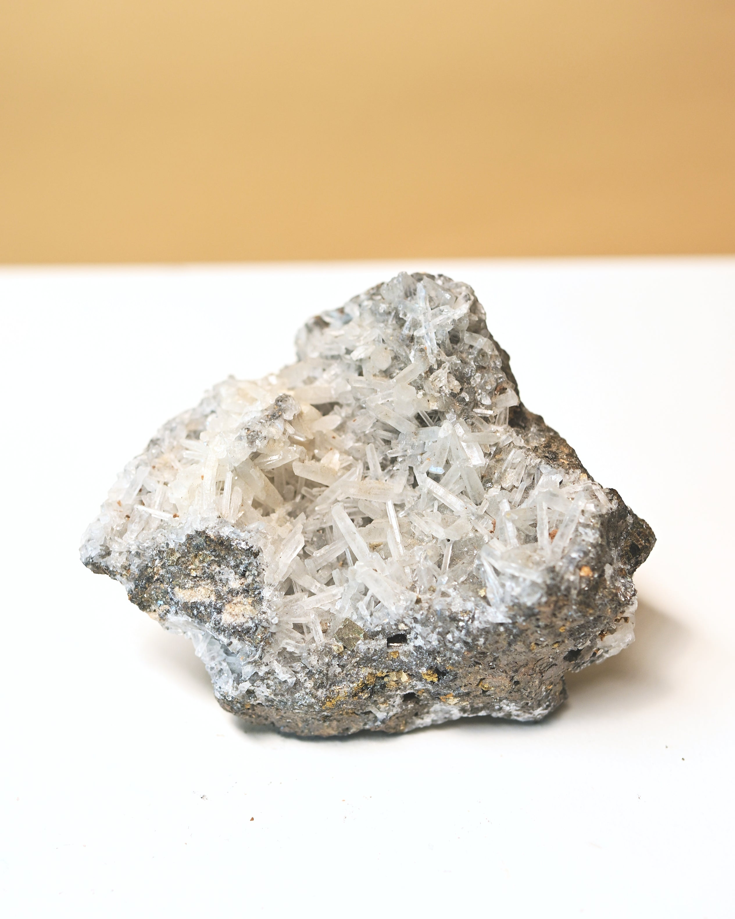 Galena, Pyrite + Quartz Cluster