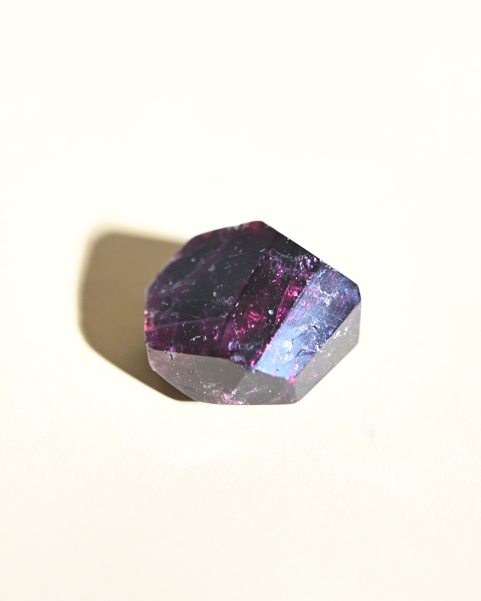 Small Polished Garnet AA Grade - garnet crystal in natural light