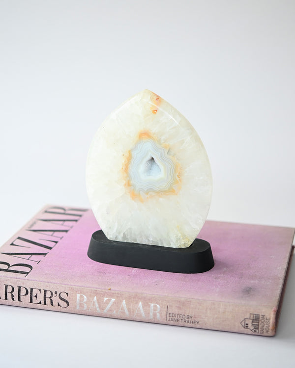 Agate Eye Flame on Stand