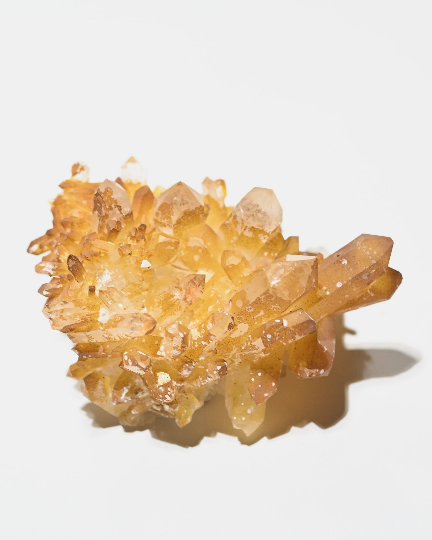 Golden Faden Quartz Cluster 4in