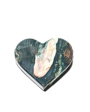 Green Jasper Heart